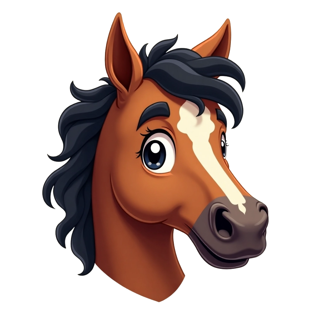 Animated Horse Portrait